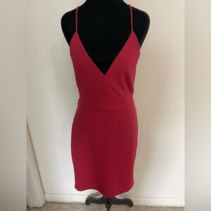 Iris Strapless Red Dress